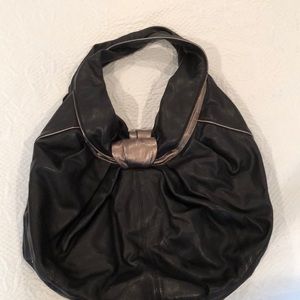 Kooba black leather bag